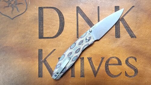 Three Rivers Mfg Atom Stonewashed Magnacut Python Micarta Scales