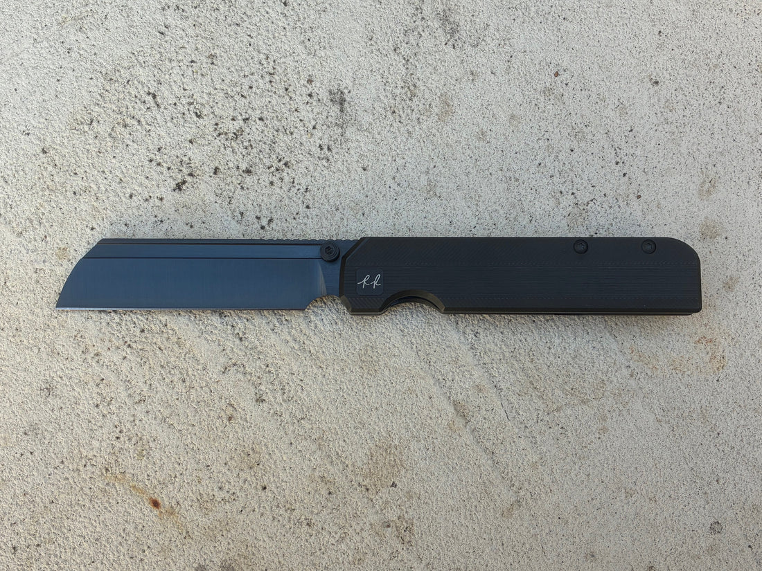 Knife Standards The RR Station ‘Stonemilled Blackout’ DLC MagnaCut Blade steel DLC Titanium Handles Knife Standards The RR Station 'Stonemilled Blackout' DLC MagnaCut Blade steel DLC Titanium Handles