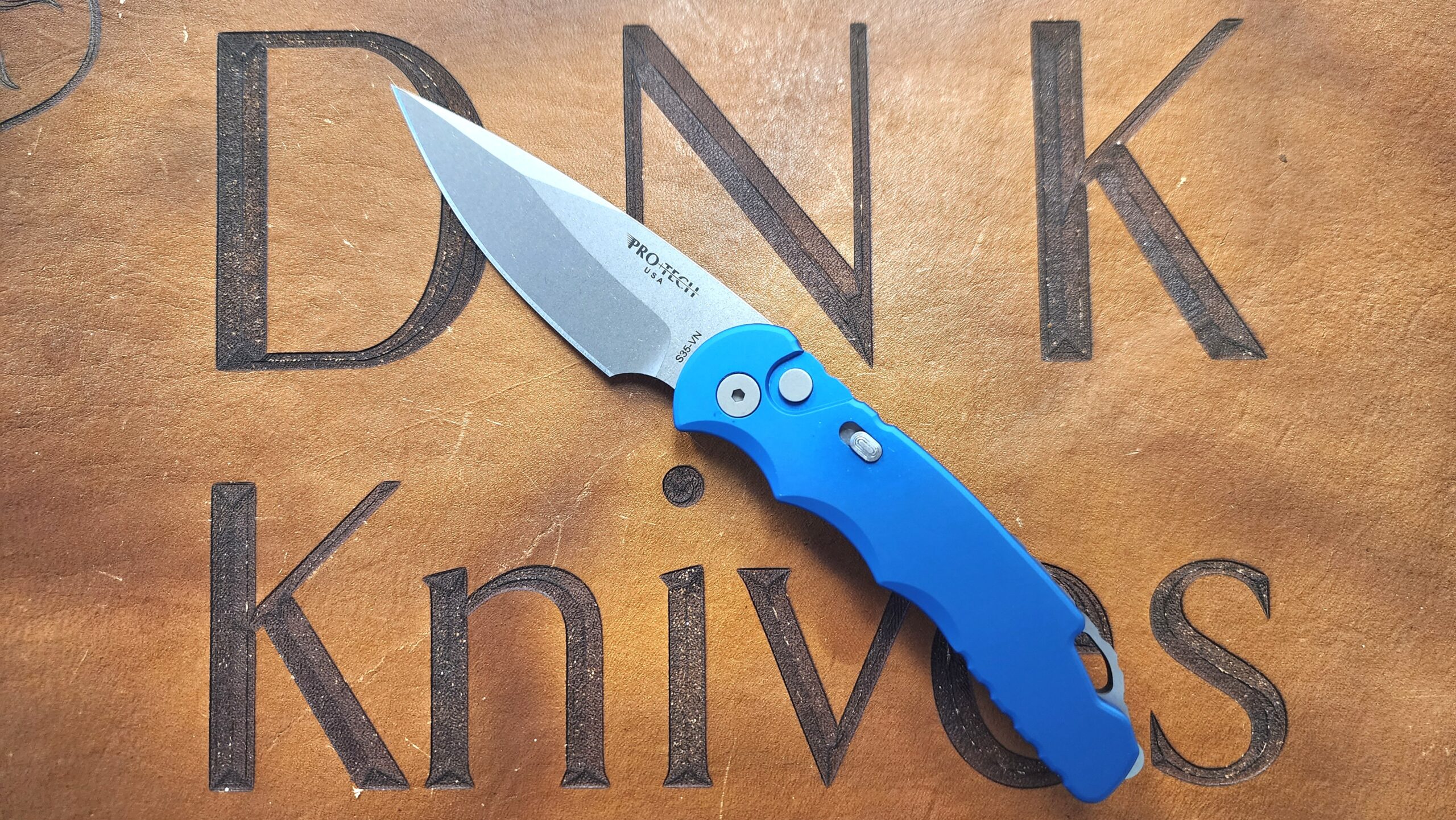 Protech TR-5 Automatic T501-Blue Aluminum Stonewashed S35VN Slide Lock Tactical Response Protech TR-5 Automatic T501-Blue Aluminum Stonewashed S35VN Slide Lock Tactical Response