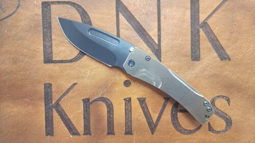 Medford Slim Midi DLC S45VN Drop Point Bronze Handles Black Hardware DLC Clip