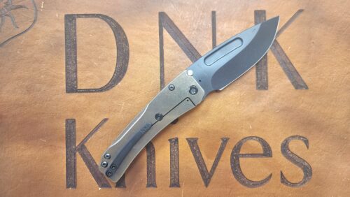 Medford Slim Midi DLC S45VN Drop Point Bronze Handles Black Hardware DLC Clip