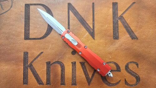 Microtech Dirac 225-10RD D/E Standard Blade Red Aluminum Chassis