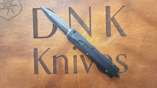 Microtech Dirac Delta 227-1T D/E Tactical Black DLC Blade Black Chassis black Blade