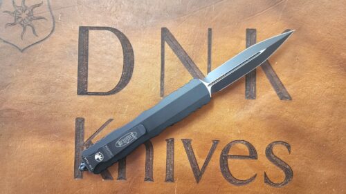 Microtech Dirac Delta 227-1T D/E Tactical Black DLC Blade Black Chassis black Blade