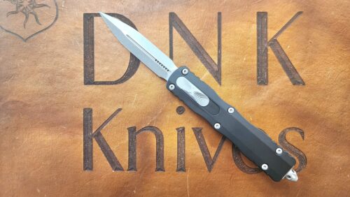 Microtech Dirac Delta 227-10AP D/E Apocalyptic Standard Blade Black Chassis Apocalyptic Blade