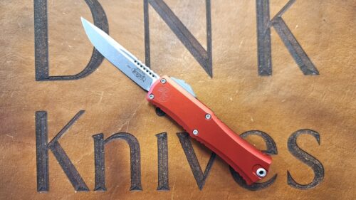 Microtech Hera 2 Mini 1703M-10RD Stonewash S/E Red Chassis