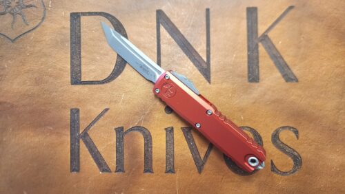Microtech UTX-85 12334-10APRD Apocalyptic Tanto Red Aluminum Gen 4