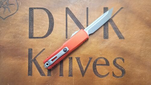 Microtech UTX-85 12334-10APRD Apocalyptic Tanto Red Aluminum Gen 4