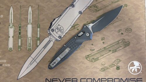 Microtech Socom Ram-Lok 160RL-1FR CSG-Z13 M390MK Sniper Gray Cerakote Frag Aluminum Axis Cross Bar Lock