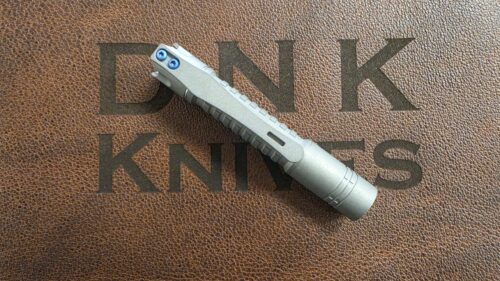 Reylight Pineapple Mini MK3 Flashlight, Stonewashed Titanium FRAG Pattern