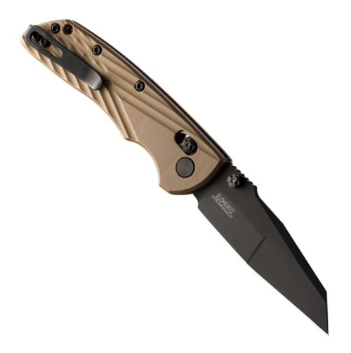 Hogue 24367 Deka ABLE Lock Folder, Black Cerakote MagnaCut Wharncliffe Blade & FDE Polymer Frame