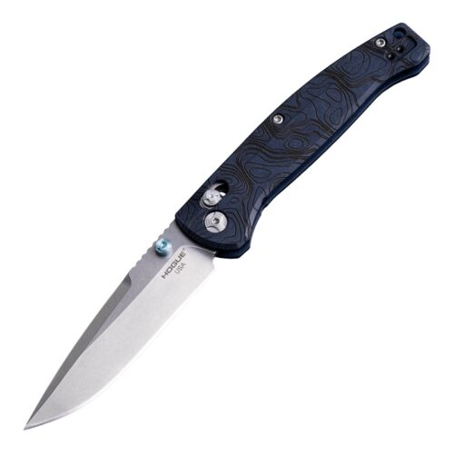 Hogue 24456 Mysto ABLE Lock Knife, Blue “Water” Richlite & Tumbled MagnaCut Blade
