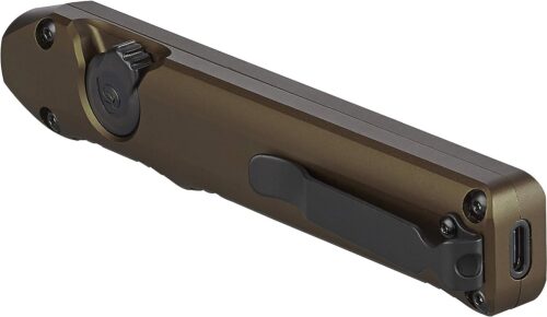 Streamlight 88811 Wedge Rechargeable EDC Flashlight, Coyote Anodized Aluminum