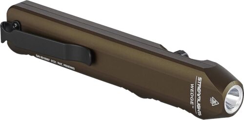 Streamlight 88811 Wedge Rechargeable EDC Flashlight, Coyote Anodized Aluminum