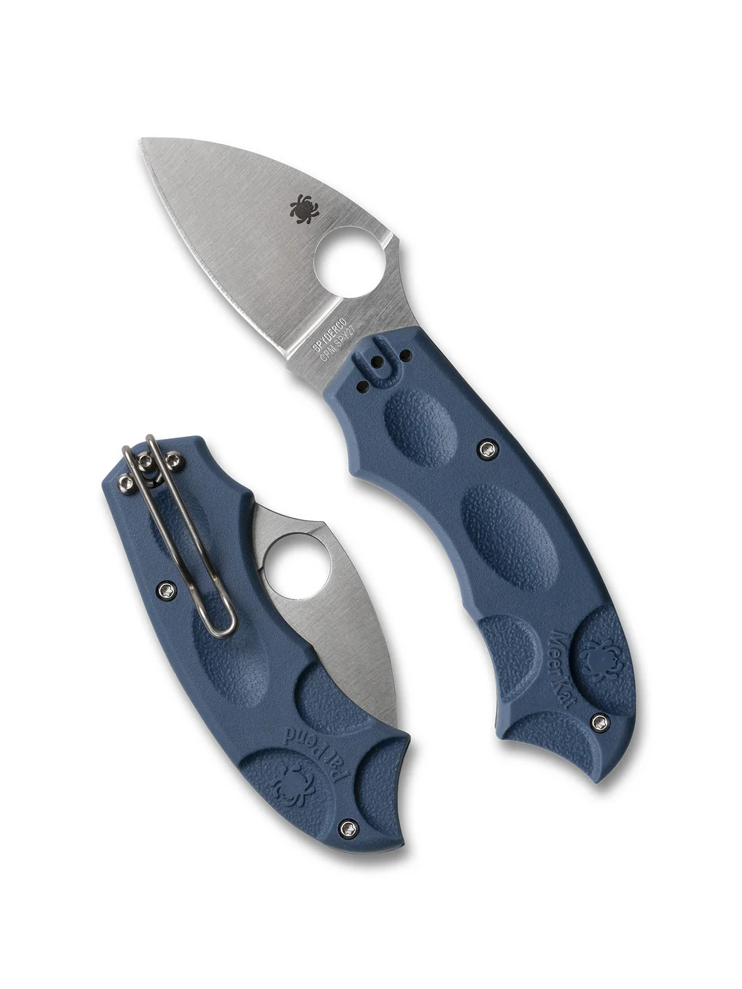 Spyderco Meerkat Sprint Run Blue FRN Handles SPY27 Blade C64PCBL Spyderco Meerkat Sprint Run Blue FRN Handles SPY27 Blade C64PCBL