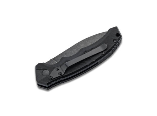 Boker Plus 01BO796 Intention II Dagger Automatic Knife, Black G10 Handle & Black Stonewashed D2 Dagger Blade