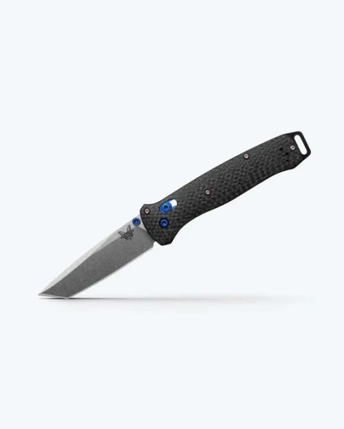 Benchmade Bailout 537-09 AXIS Lock Stonewash Tanto M390 Carbon Fiber