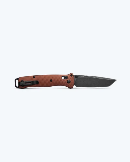 Benchmade Bailout 537BK-07 AXIS Lock Black Battlewash Tanto Magnacut Burnt Copper Aluminum Handles