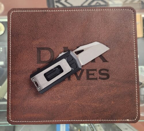 Microtech 1156-10AP Exocet II OTF Automatic Knife, Apocalyptic M390MK Wharncliffe Blade & Black Aluminum Handle