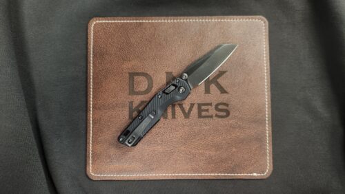Microtech 210M-1DLCTFLSH MSI Mini Shadow RAM-LOK Folding Knife, DLC M390MK Sheepsfoot Blade & Black Fluted Aluminum Handle