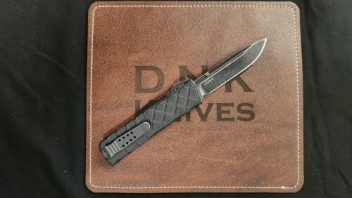 Guardian Tactical 16-3611 Apex EDC OTF Automatic Knife, Dark Stonewash MagnaMax Blade & Black Aluminum Handle