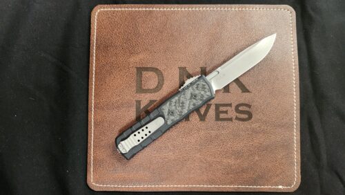 Guardian Tactical 15-2811 Apex EDC OTF Automatic Knife, Gun Metal MagnaMax Blade & Black Aluminum Carbon Fiber Handle