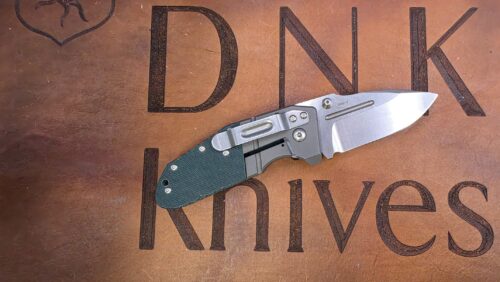 Benchmade 755MPR Sibert Preowned M390 Blue/Green G10 Titanium Frame Lock