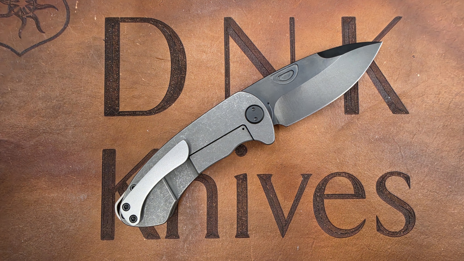 Medford Theseus DLC D2 Blade Tumbled Ti Frame Preowned Medford Theseus DLC D2 Blade Tumbled Ti Frame Preowned - Image 4