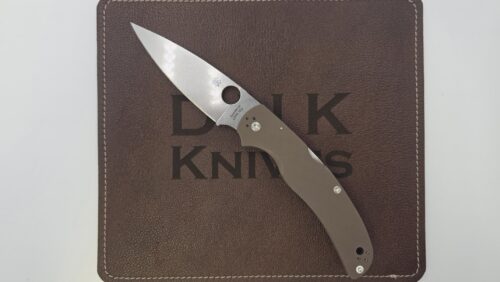 Spyderco Native Chief Sprint Run C244GPBN15V Lockback Brown G10 Satin 15V