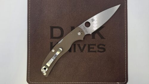 Spyderco Native Chief Sprint Run C244GPBN15V Lockback Brown G10 Satin 15V