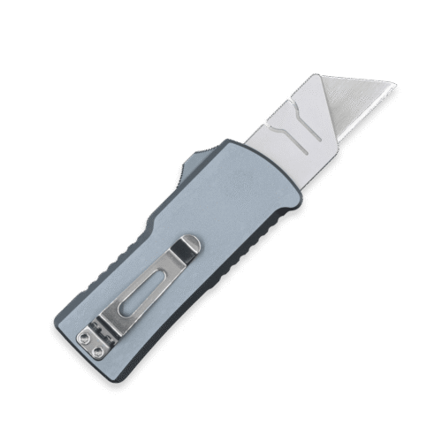 CobraTec OTF Utility Knife, Grey