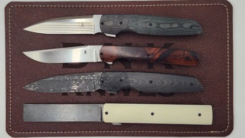 Jason Clark Custom Knives M86, M90 & M91 Custom Folding Knives – Blade Show West Collection