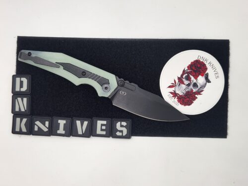 Arcane Design Preytheon Folding Knife – S35VN Blade, Jade G10 Handle – Pre-Owned