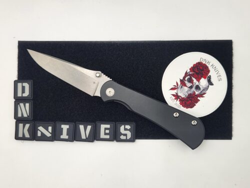 Toor Knives Merchant 2.0 S Folding Knife – 3.75″ CPM S35VN Blade, Black Titanium Handle – Pre-Owned