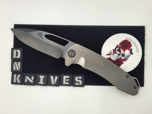 Medford Knife & Tool On Belay Folding Knife – D2 PVD Blade, Titanium Handle, – Pre-Owned