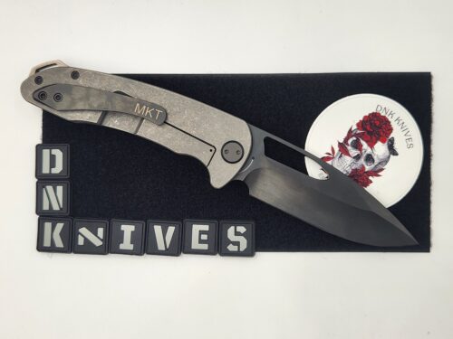 Medford Knife & Tool On Belay Folding Knife – D2 PVD Blade, Titanium Handle, – Pre-Owned
