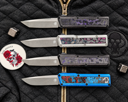 Chaves Knives Dissident Folding Knife – M390 Stonewashed Blade, Carbon Fiber Inlays (Multiple Configurations)