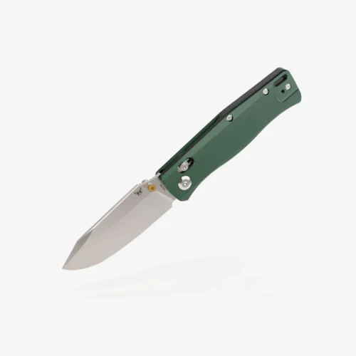 Flytanium BEEF FLY-1386DMS Folding Knife – 3.5″ 14C28N Stonewashed Blade, Dark Moss G10 Handle